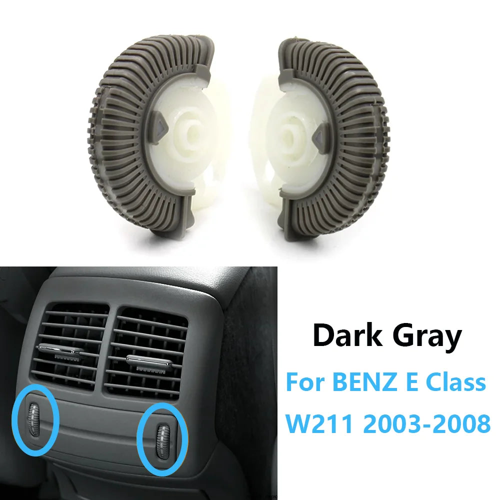 2pcs Set Rear AC Vent Rolling Wheel Control Roller for Mercedes-Benz E Class W211 2003-2008 E200 E230 E260 E280 - image 9