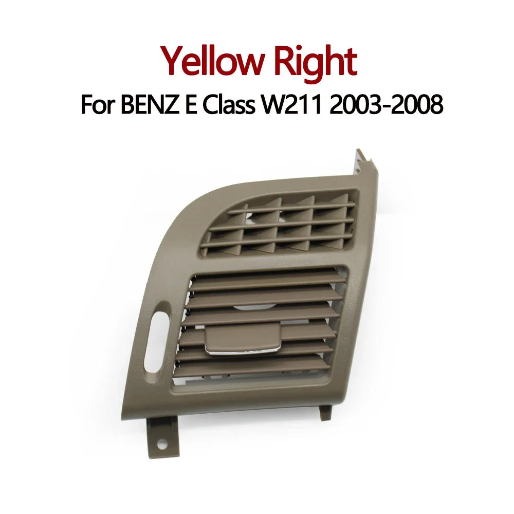 Air Conditioning Grid Cover Air Vent Grille Outlet Panel Cover for Mercedes-Benz E-class W211 2118301154 - Yellow Right