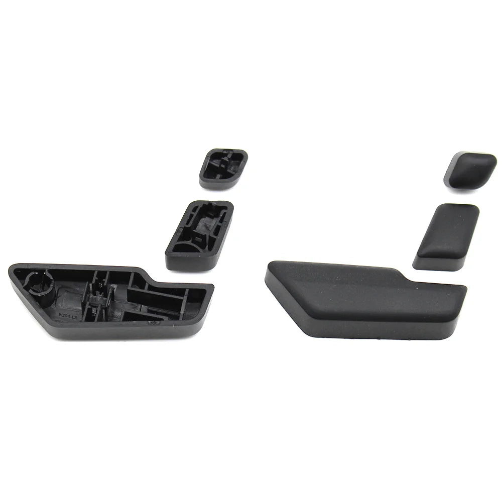 Black Silver Seat Headrest Adjustment Button Switch Cover for Mercedes-Benz W204 C204 X204 GLK204 W212 W207 W166 - image 8