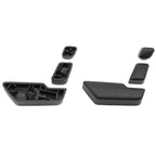 Black Silver Seat Headrest Adjustment Button Switch Cover for Mercedes-Benz W204 C204 X204 GLK204 W212 W207 W166 - image 8