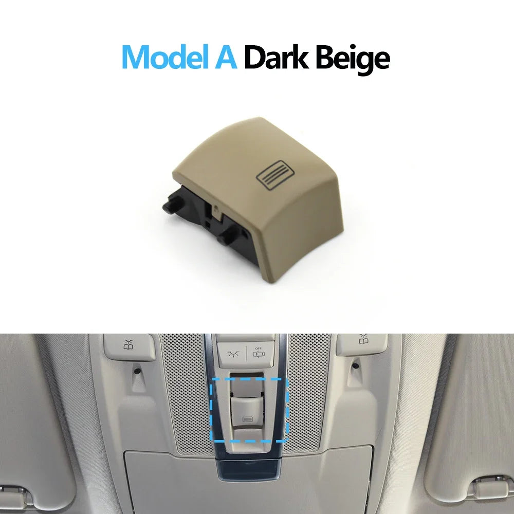 Sunroof Window Switch Button Ceiling Light Switch Button Assembly for Mercedes-Benz ML GL GLE GLS G W166 W292 W463 ML300