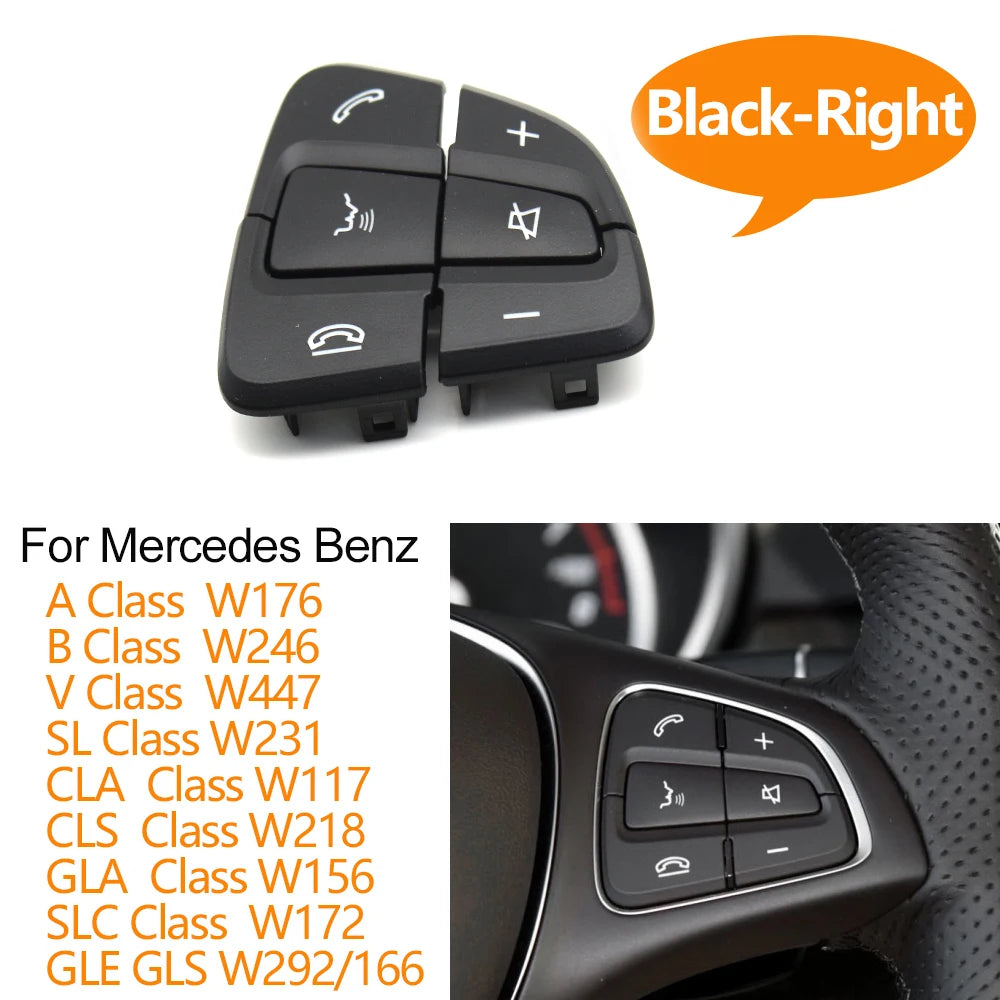 Steering Wheel Menu Control Switch Buttons for Mercedes-Benz A B GLA GLS GLE V Class W176 W246 W156 W166 W447 W117 W218 W292