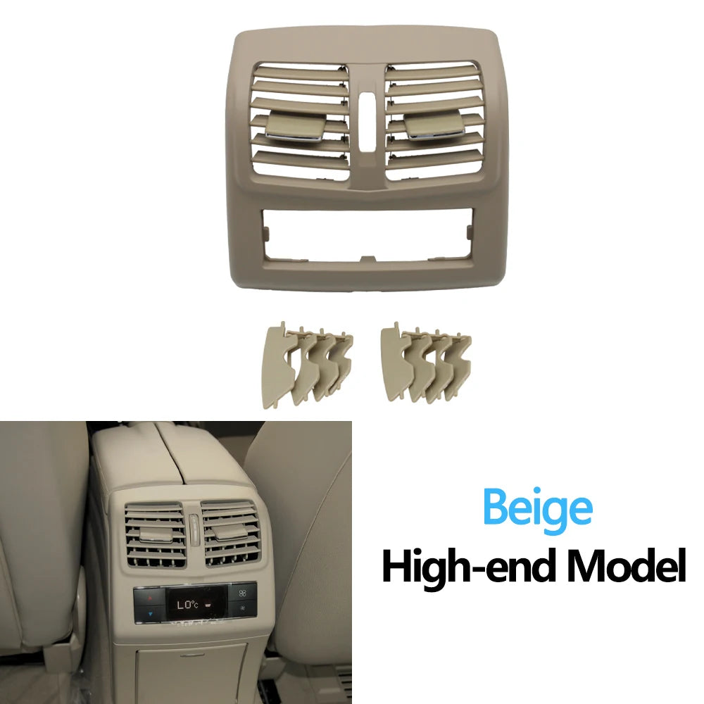 New Upgraded Rear Conditioner AC Vent Grille Outlet Panel for Mercedes-Benz W212 E Class E260 E300 E320 E400 Sedan 2009-2014