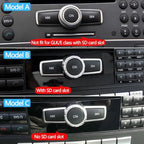Console Radio Cd Player Buttons On Switch Cap Knob Cover for Mercedes-Benz AC E GLK GLA ML GL CLS W176 W246 W156 W204 W166