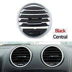 Front Central Dashboard AC Vent Grille Panel Cover for Mercedes-Benz M ML GL Class W164 2005-2012 1648302154 - Black Central