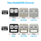 Rear Console Fresh Air Conditioning Chrome Vent Grille Outlet Cover for Mercedes-Benz E Class W212 2014-2015 2128300101