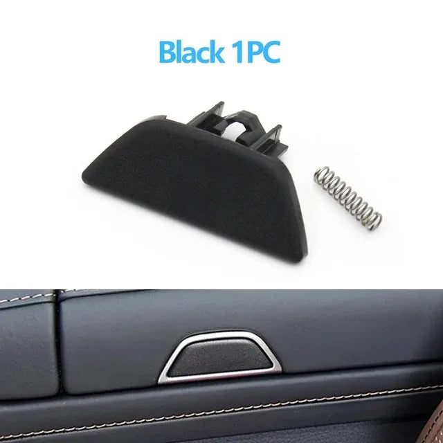 Center Console Lid Armrest Box Panel Switch Button Cover for Mercedes-Benz S Class W222 S320 S350 S450 S500 2014-2020 - Black