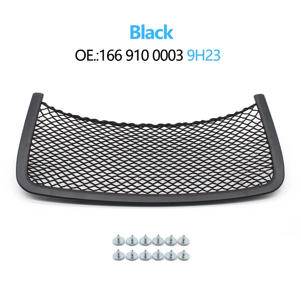 Front Seatback Panel Cover Trim for Mercedes-Benz ML GL GLS GLE R Class W164 W166 W251 1669100003 - Black