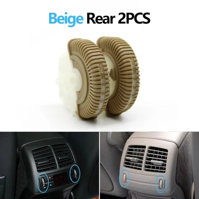 4pcs Set Front Air Conditioning Control Roller AC Vent Rolling Wheel for Mercedes-Benz E CLS Class W211 W219 E200 E300