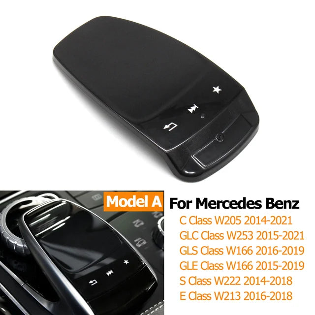 Console Mouse Control Switch Hand Writing Touchpad Button Cover for Mercedes-Benz C E S GLE GLS GLC W205 W253 W166 W222 W213