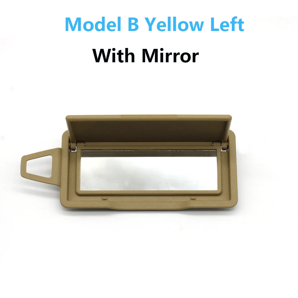 Interior Sun Shade Visor Makeup Cosmetic Mirror Cover for Mercedes-Benz ML GL C R Class W164 W203 W251 ML300 GL350 GL450