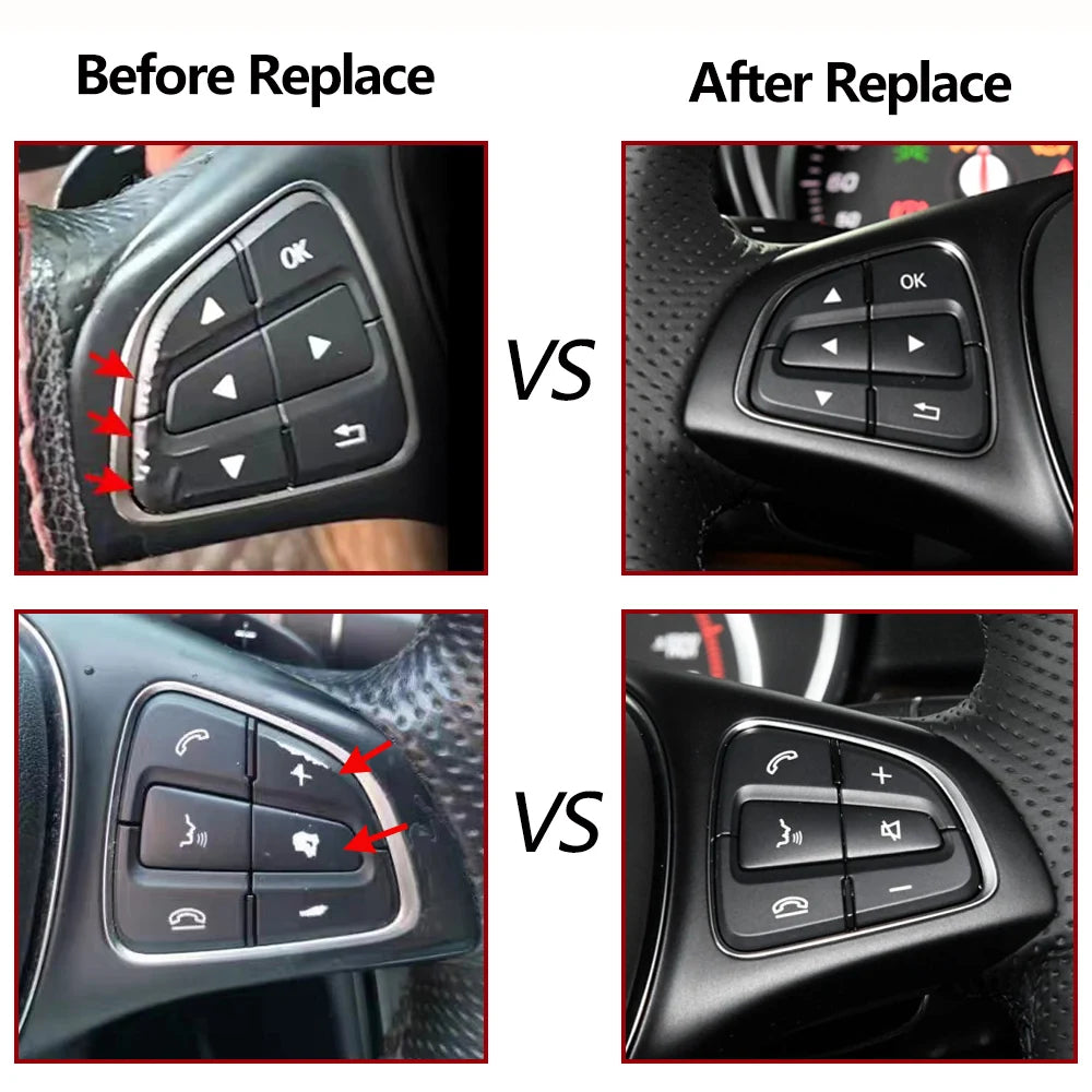 Multi-function Steering Wheel Switch Buttons Phone Control Key for Mercedes-Benz GLS GLE W117 W166 W292 W156 W246 0999050600