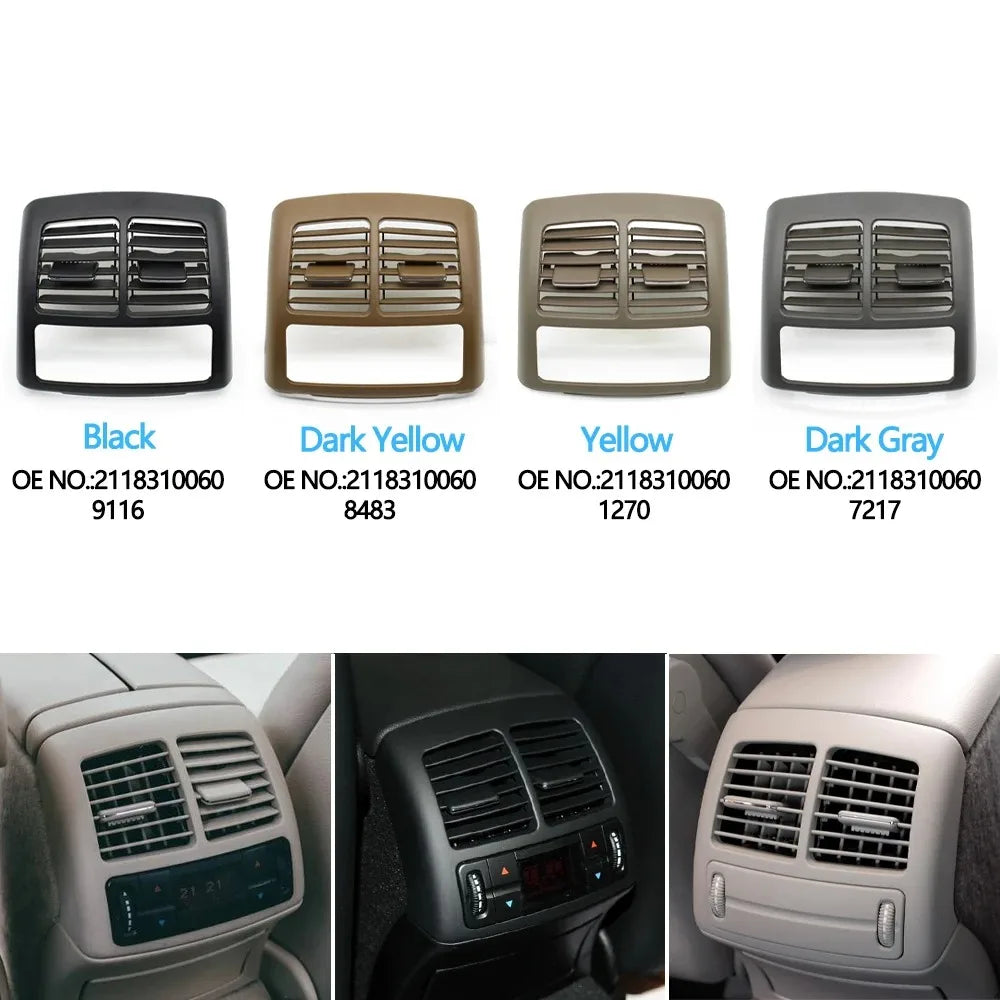 Rear AC Vent Grille Outlet Panel Cover for Mercedes-Benz E Class W211 E280 2003-2008 2118310060 - image 5