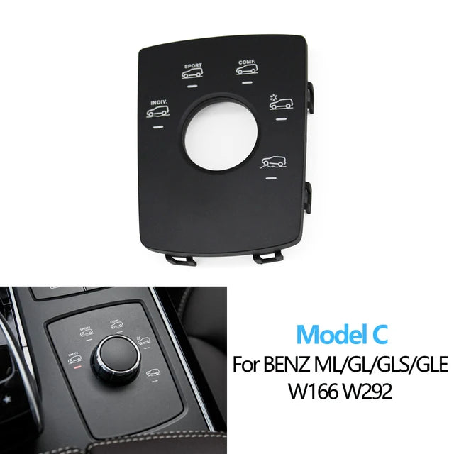Console Driving Program Suspension Sport Mode Control Switch Panel Cover for Mercedes-Benz W166 W292 GLE GLS ML GL GL450