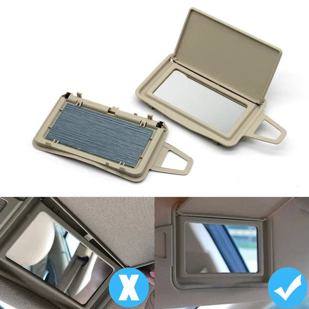W211 Interior Sun Shade Visor Makeup Cosmetic Mirror Cover for Mercedes-Benz E Class 2003-2006 2118100910 - image 10