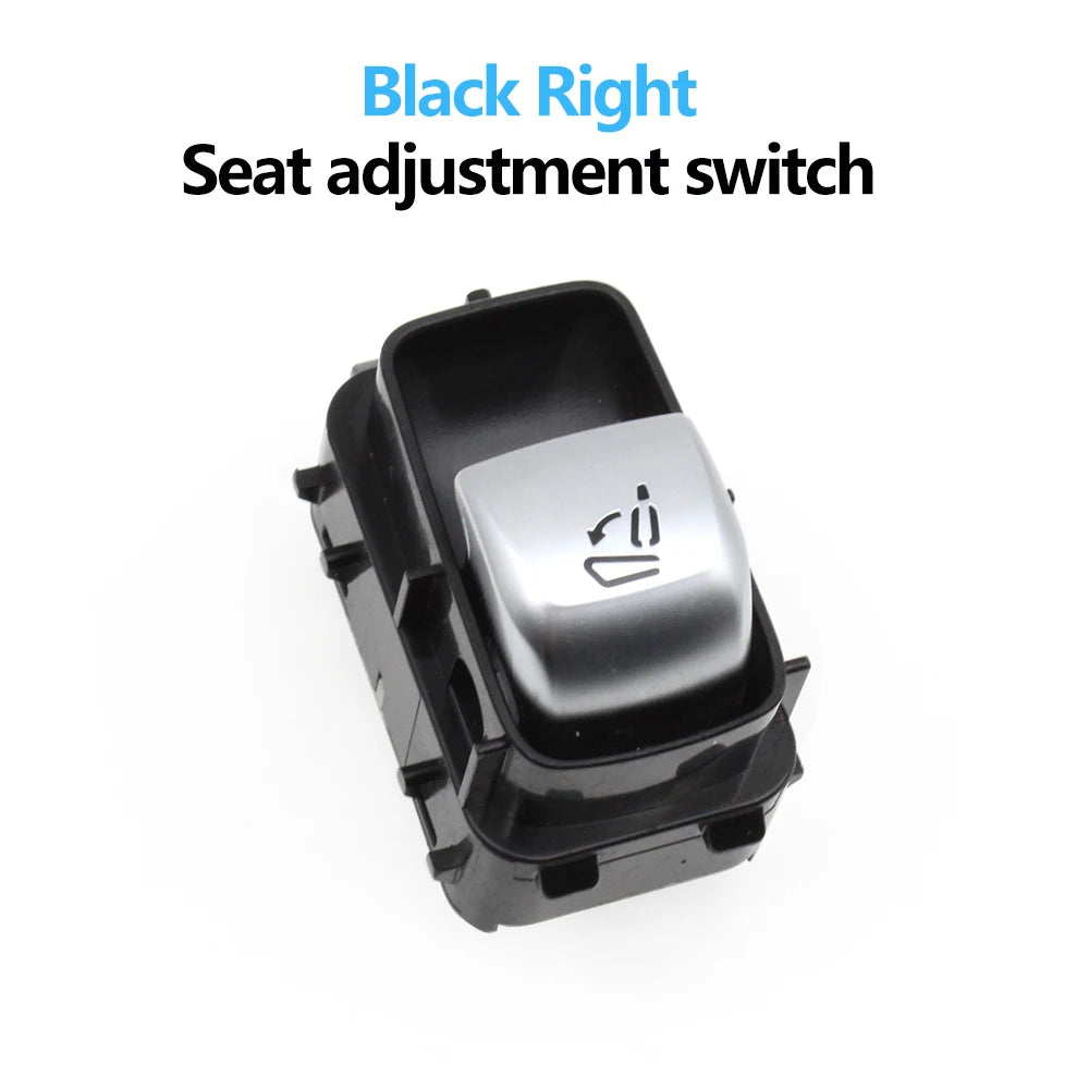 Side Seat Adjustment Switch Button for Mercedes-Benz C GLC Class W205 W253 2015-2022 - Black right - image 2