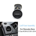 Dashboard Front AC Vent Grille Outlet Assembly for Mercedes-Benz C Class W204 LCI 2011-2013 2048308454 - Left Assembly