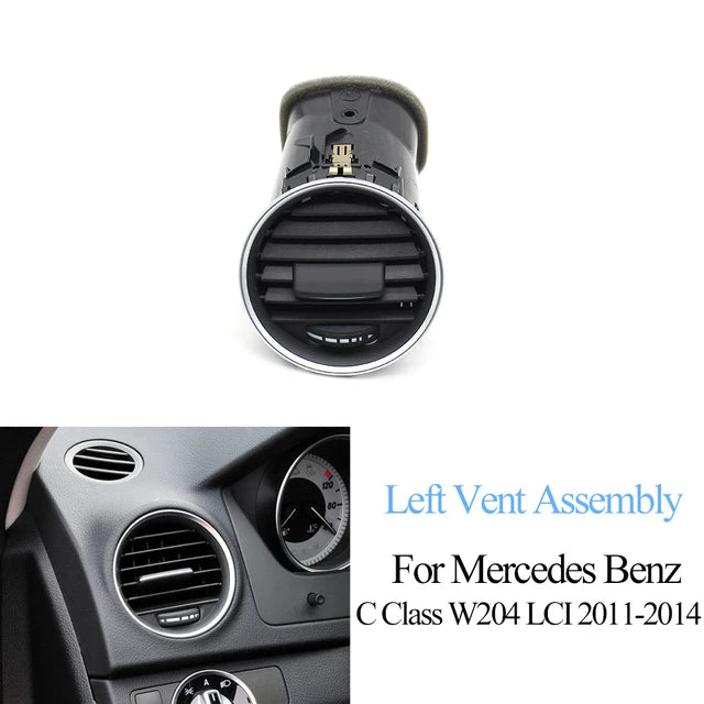 Dashboard Front AC Vent Grille Outlet Assembly for Mercedes-Benz C Class W204 LCI 2011-2013 2048308454 - Left Assembly