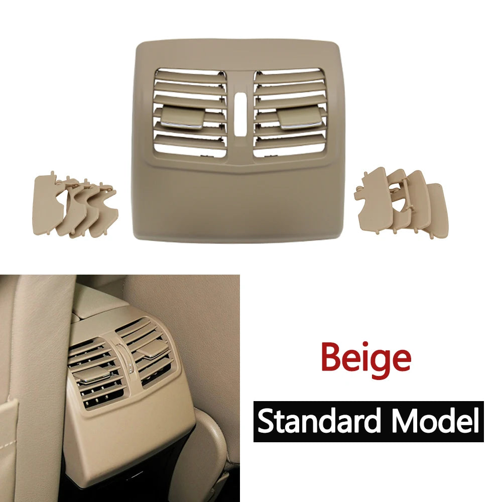 New Upgraded Rear AC Vent Grille Outlet Cover for Mercedes-Benz E Class W212 2009-2014 2128300454 - Beige - image 2