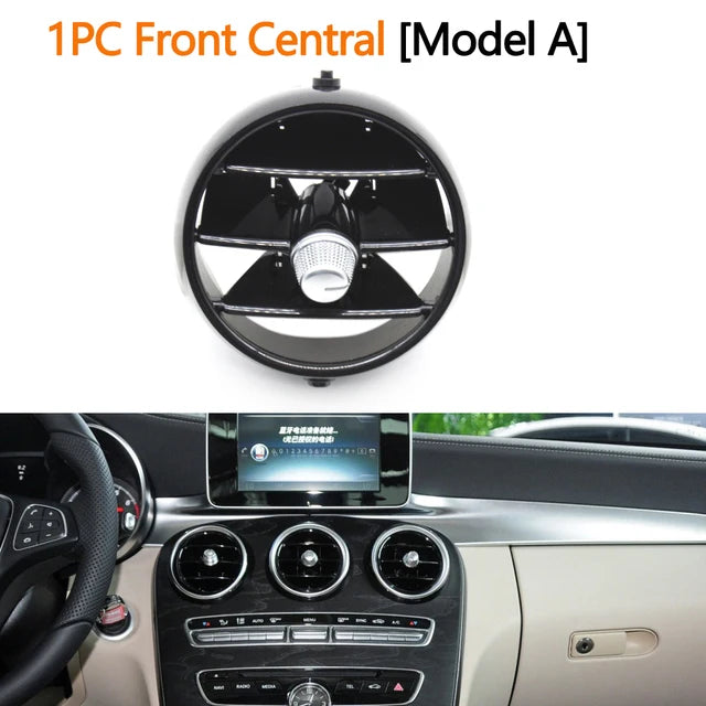 Rear Front AC Vent Outlet Inner Grille for Mercedes-Benz C Class W205 GLC W253 2015-2021 2058300201 2058300301 - Model A