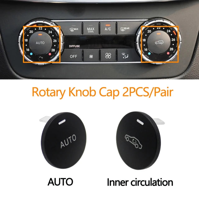 Dashboard Air Conditioning Wind Volume Heater Climate Control AC Buttons for Mercedes-Benz M ML GL GLE GLS W166 W292