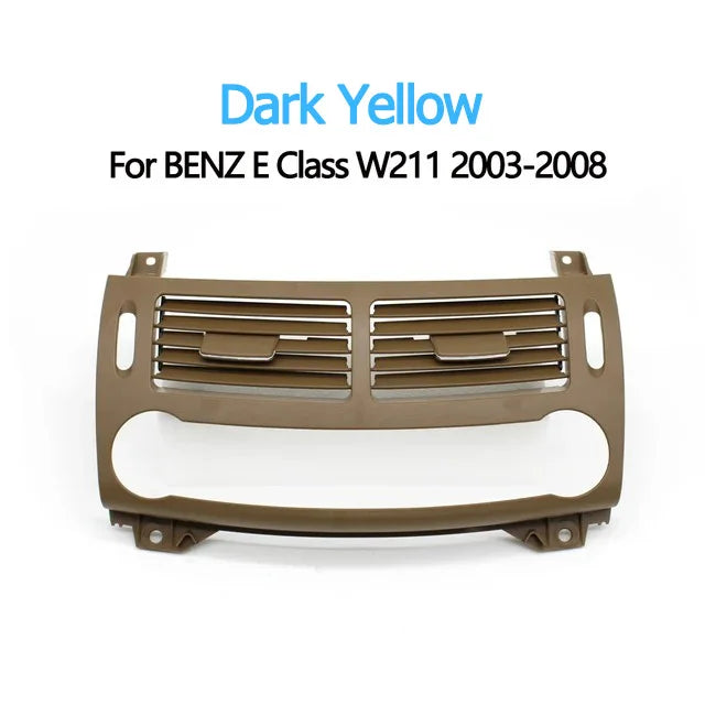Front Central Air Conditioning Outlet Panel Cover Middle AC Vent for Mercedes-Benz E-class W211 2003-2008 - W211 Dark Yellow