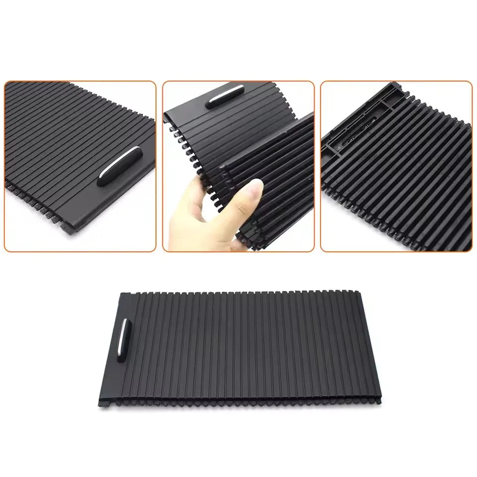 Center Console Cup Holder Roller Blind Cover for Mercedes-Benz GLK204 X204 2008-2015 2046805808 - image 4