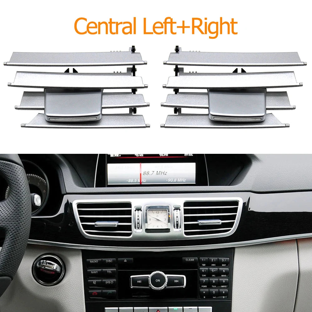 Dashboard Console AC Air Vent Outlet Grille Repair Kit for Mercedes-Benz E Class Sedan W212 2014-2015 2128303154 2128303354