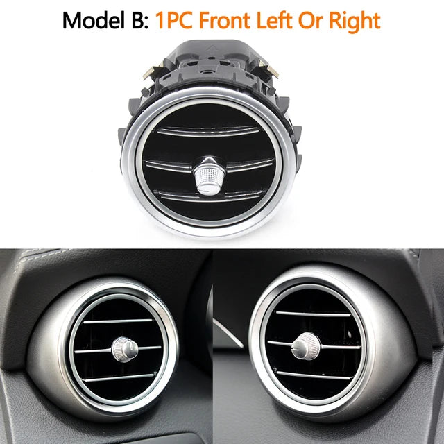 Front Central Rear Air Conditioning Vent Outlet Assembly for Mercedes-Benz C Class W205 2015-2021 2058300301 - L or R with