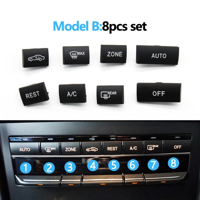 Central Console AC Button Heater Air Conditioning Switch Cover for Mercedes-Benz E Class W212 W207 2129007404 2129009209