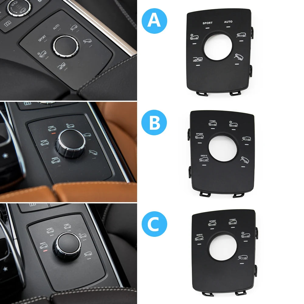 Console Driving Program Suspension Sport Mode Control Switch Panel Cover for Mercedes-Benz W166 W292 GLE GLS ML GL GL450