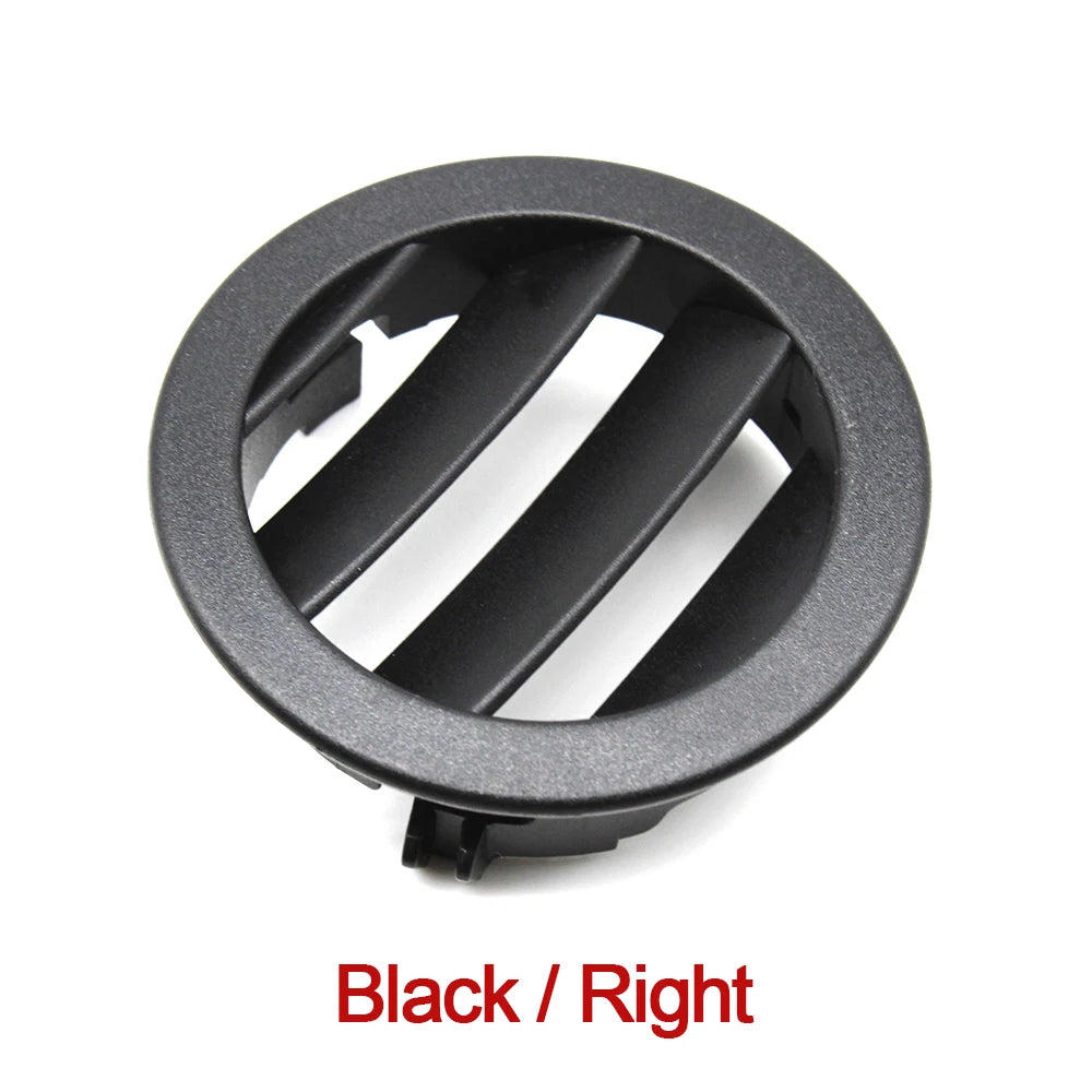 Dashboard AC Vent Grille Small Round Cover for Mercedes-Benz E Class W212 2128310359 2128310459 - Black Right - image 2