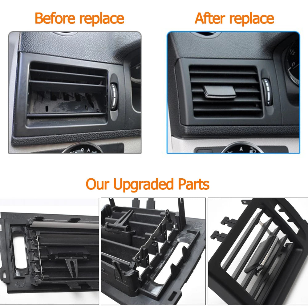 Front Dashboard AC Vent Grille for Mercedes-Benz W204 C180 C200 220 230 260 2048300754 - image 13
