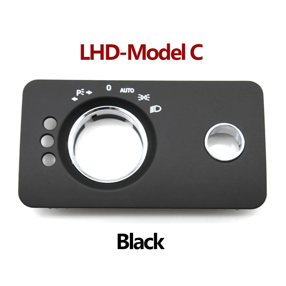 Interior Head Lamp Headlight Switch Button Headlamp Cover Trim for Mercedes-Benz R Class W251 2515453004 2515453104 - Black