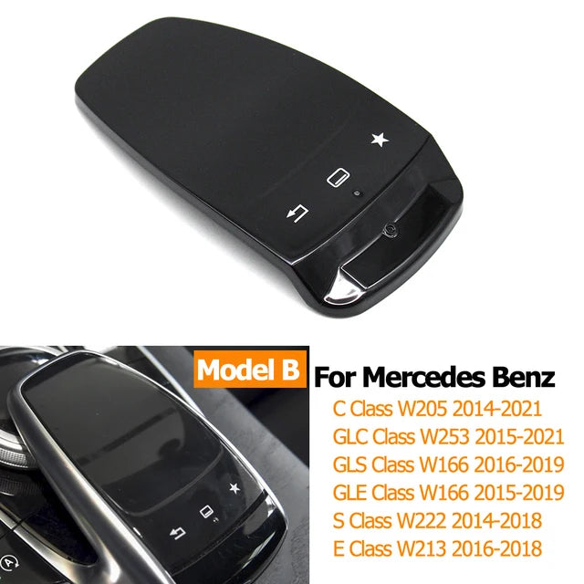 Console Mouse Control Switch Hand Writing Touchpad Button Cover for Mercedes-Benz C E S GLE GLS GLC W205 W253 W166 W222 W213