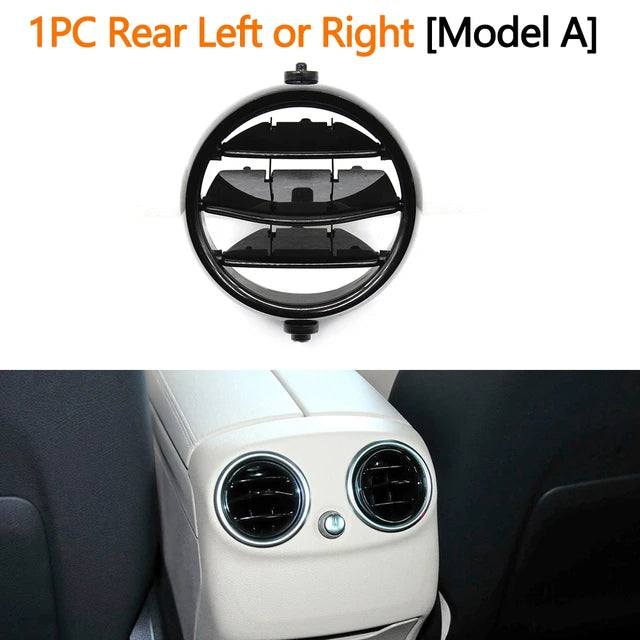 Rear Front AC Vent Outlet Inner Grille for Mercedes-Benz C Class W205 GLC W253 2015-2021 2058300201 2058300301 - Model A Rear