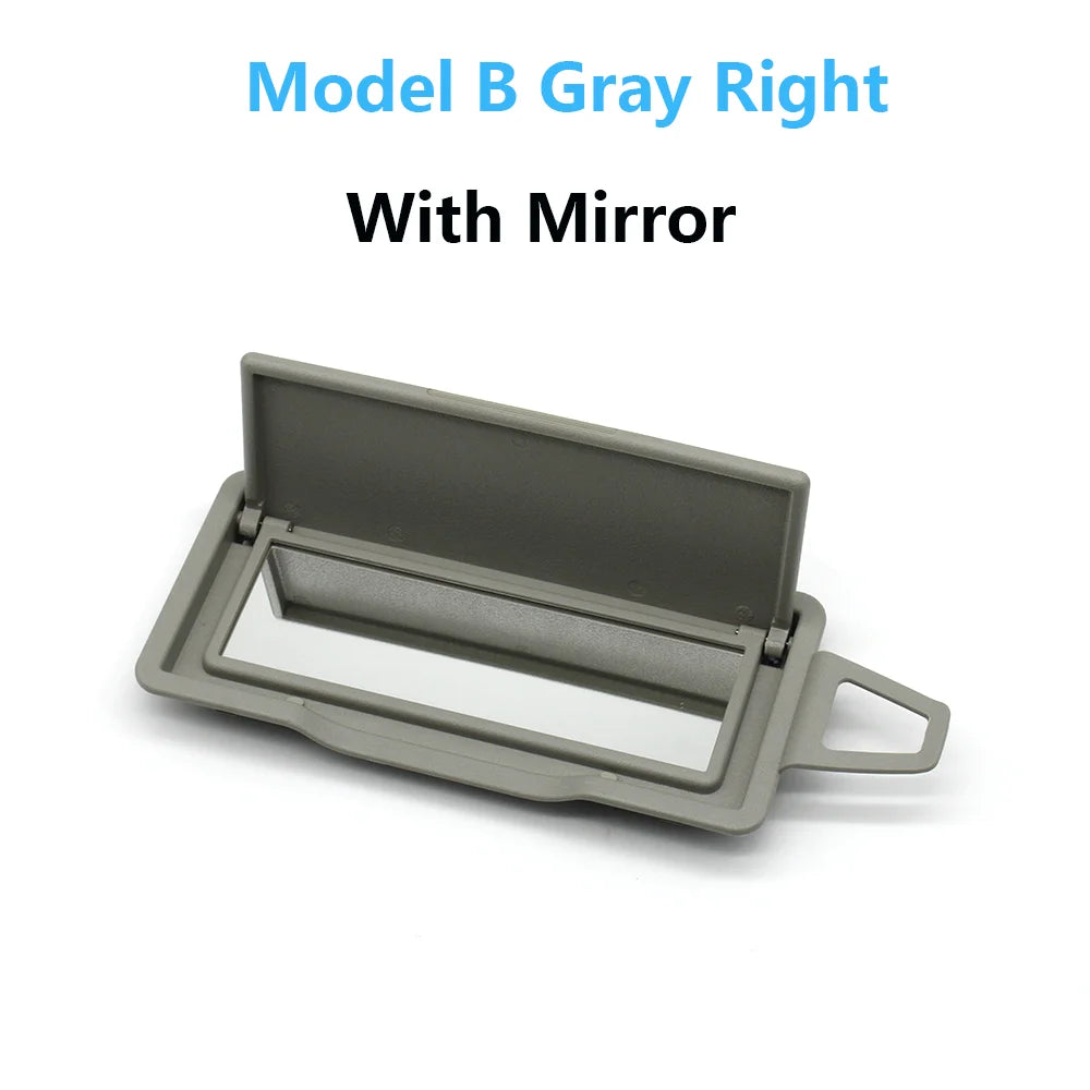 Front Sun Visor Mirror Cover Makeup Mirror Cover for Mercedes-Benz ML GL C Class W164 W203 W251 ML400 GL350 GL450 - Model B