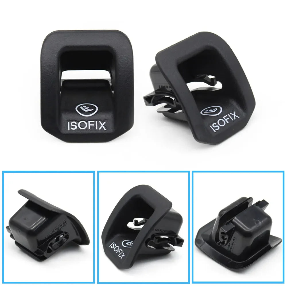 Rear Child Safety Restraint Seat ISOFIX Anchor Button Cover for Mercedes-Benz A CLA GLA Class W176 W117 W156 - image 5