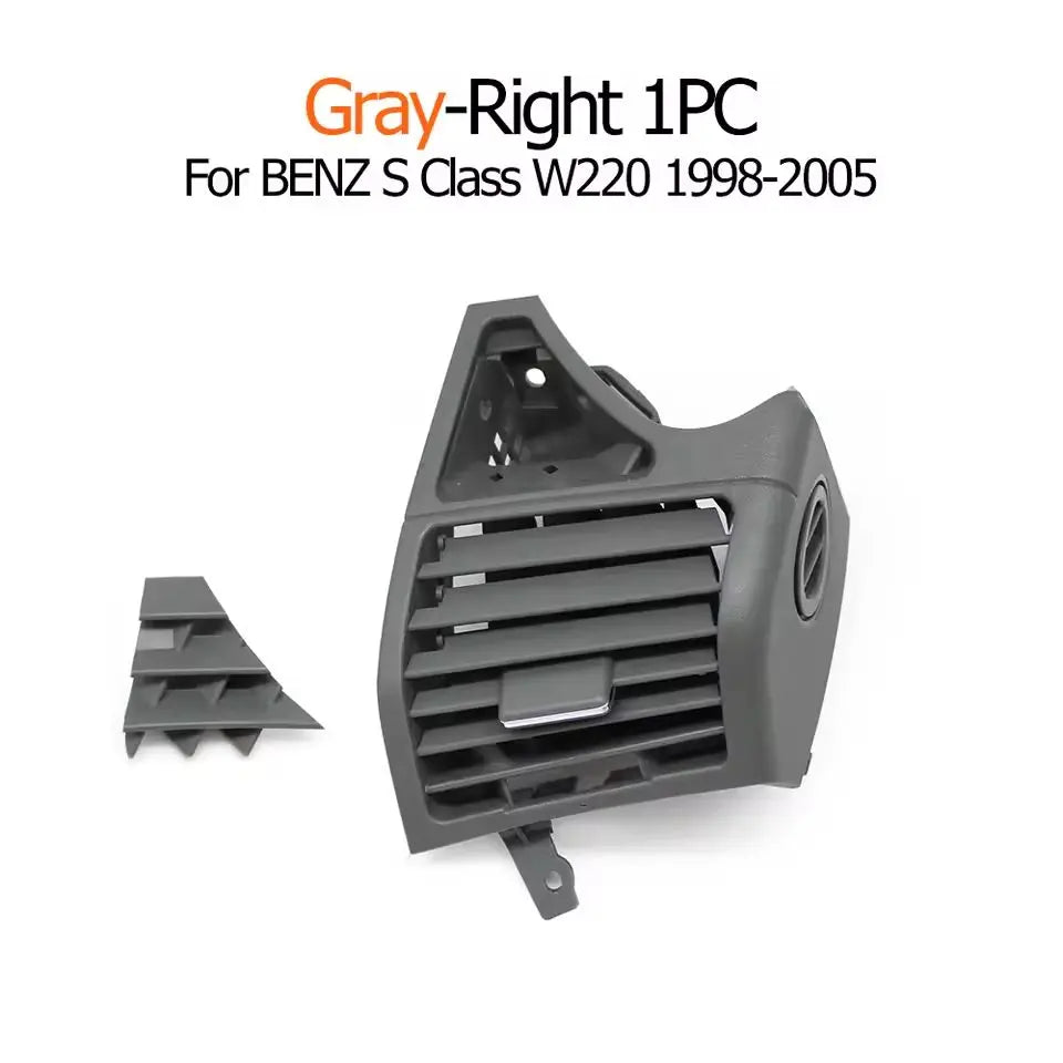 Front Middle AC Vent Grille Outlet Panel Cover for Mercedes-Benz S Class W220 S300 S350 1998-2005 - 27*13.5CM - Right