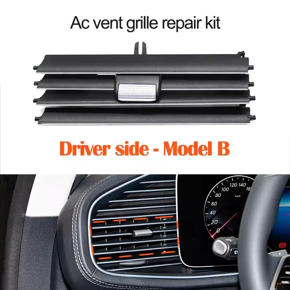 Air Conditioning Central AC Vent Grille Tab Clip Outlet Repair Kit for Mercedes-Benz GLE GLS W167 2020-2025 - 10.9*7*3.5cm