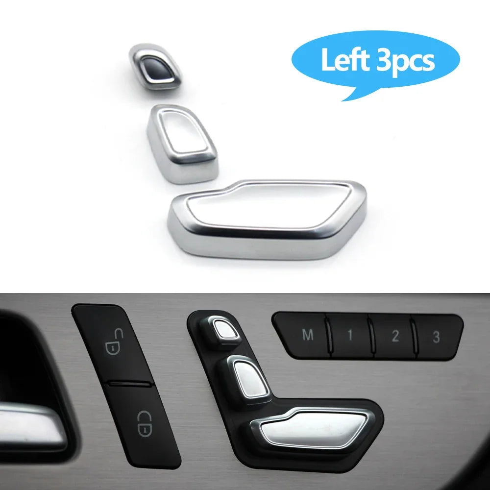 Front Seat Backrest Headrest Switch Button Cover for Mercedes-Benz C E GLK ML GL Class W204 X204 W166 W207 W212 204870008