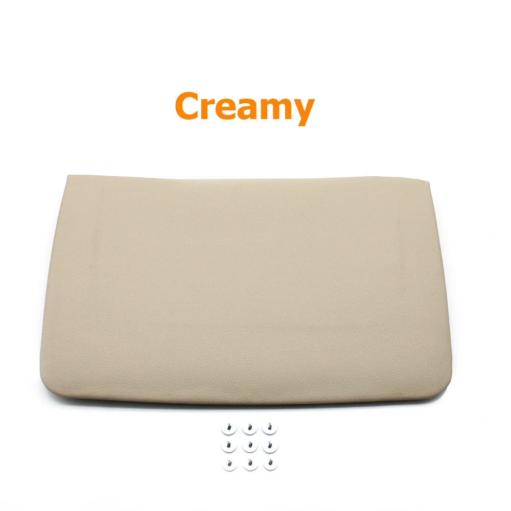 Seat Backrest Storage Pocket Leather Cover Pack for Mercedes-Benz W205 W213 W253 W257 2014-2021 20591053209 - Creamy - image