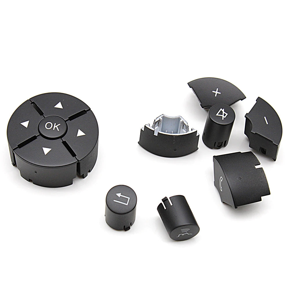 Multi-function Steering Wheel Buttons Kit Phone Control Keys for Mercedes-Benz C E GLK Class W204 W207 W212 X204 2007-2013