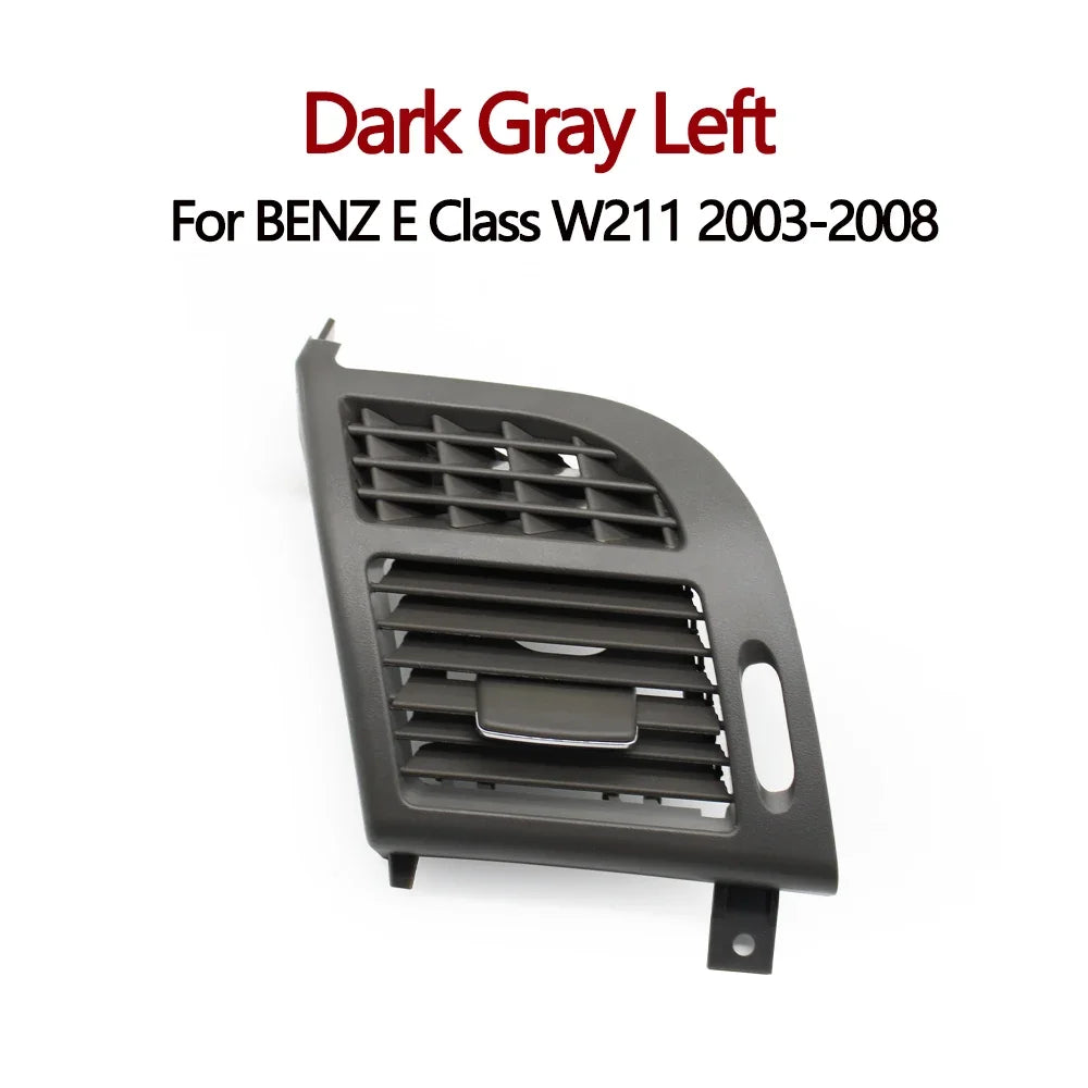 Air Conditioning Grid Cover Air Vent Grille Outlet Panel Cover for Mercedes-Benz E-class W211 2118301154 - Dark Gray Left