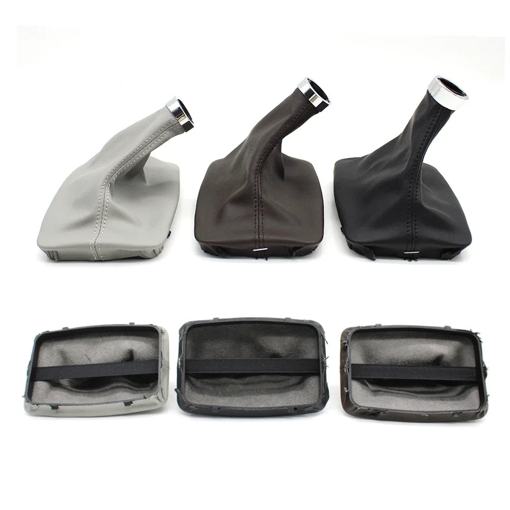 Automatic Gear Shifter Lever Knob Leather Boot Lever for Mercedes-Benz C E GLK Class W204 W212 W207 X204 C204 C300 C250