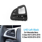 Multifunction Steering Wheel Volume Control Switch Button Cover for Mercedes-Benz E Class W213 Sedan W238 Coupe - 5*5*0.8cm