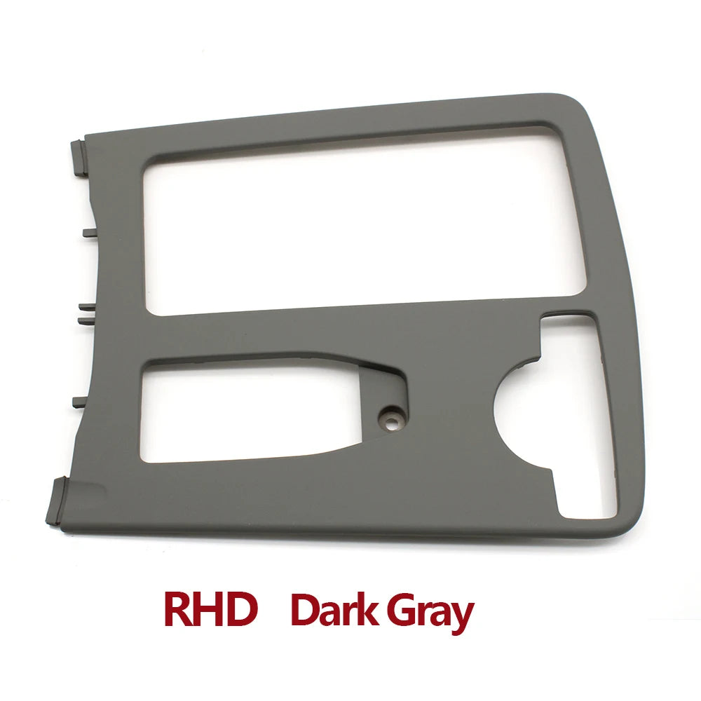 Central Gear Shift Box Drink Cup Holder Outer Frame Cover for Mercedes-Benz C Class W204 20468047089116 RHD - Dark Gray