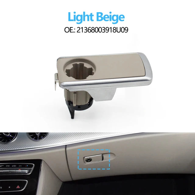 Glovebox Switch Handle Toolbox Lid Lock Switch for Mercedes-Benz E CLS Class W213 W257 W238 2136800391 - Light Beige - image