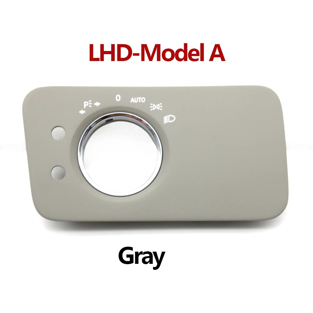 Interior Door Headlight Switch Panel Cover Trim for Mercedes-Benz W219 CLS Class 2007-2009 2195450204 2195450104 - Gray-Model