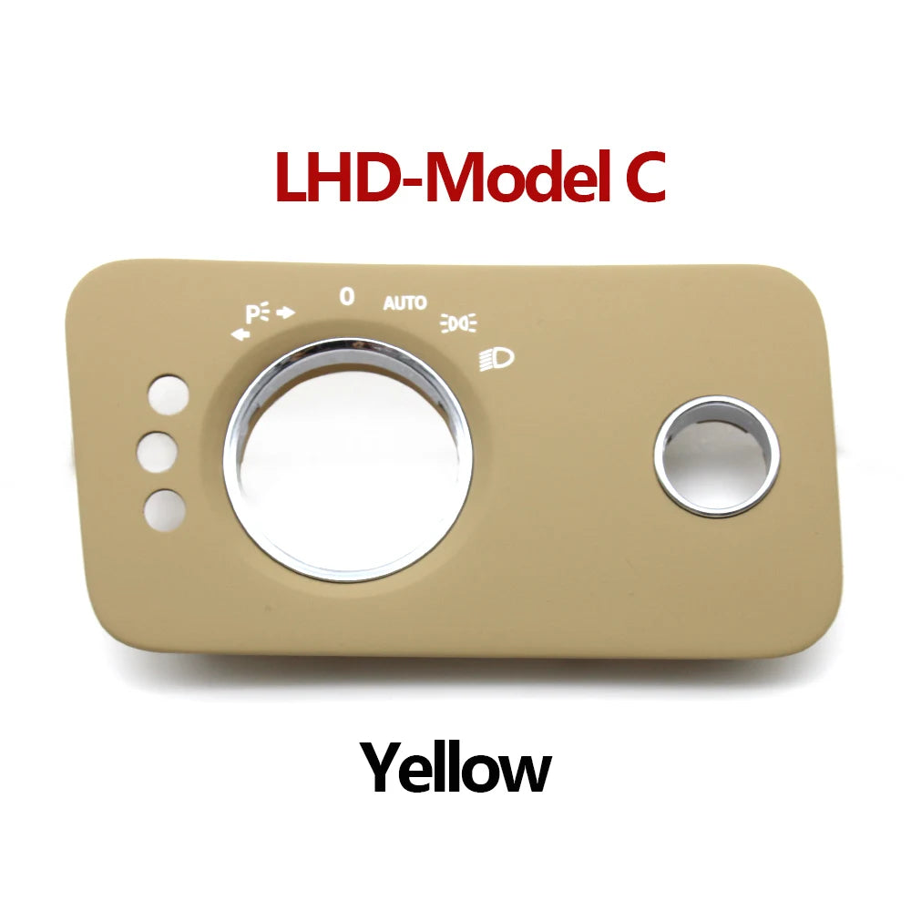 Interior Door Headlight Switch Panel Cover Trim for Mercedes-Benz W219 CLS Class 2007-2009 2195450204 2195450104